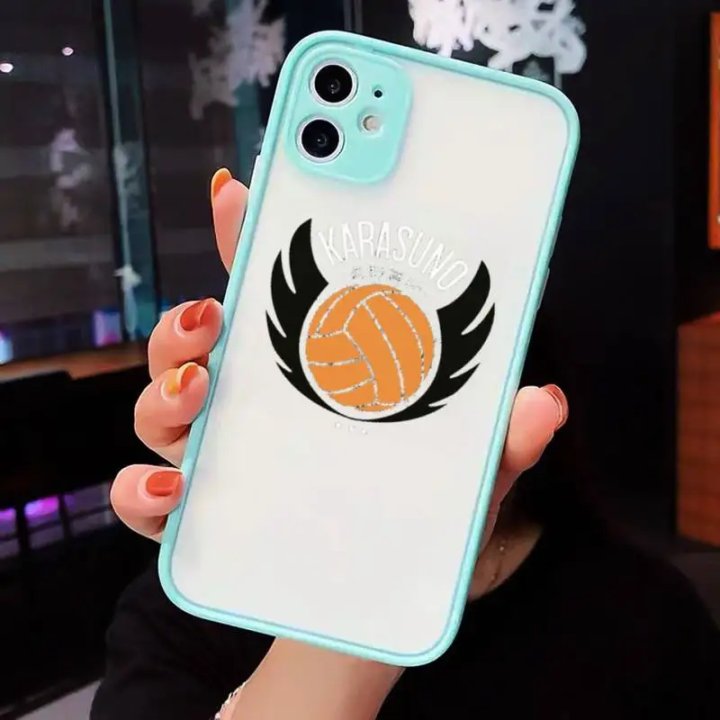 

Haikyuu Hinata attacks Phone Cases matte transparent For iphone 7 8 11 12 plus mini x xs xr pro max cover