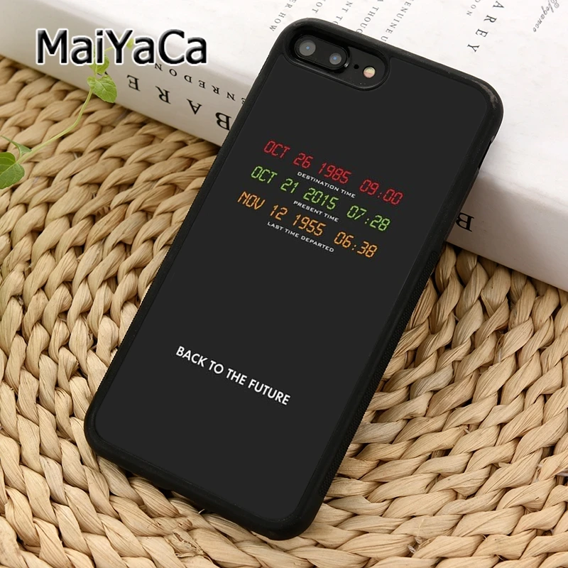 MaiYaCa Flux Capacitor Back to the Future Phone Case for iPhones 5 SE 6 6s 7 8 Plus X XR XS 11 pro max samsung galaxy S8 S9 S10 | Мобильные