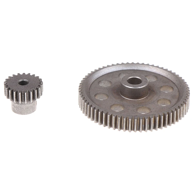 2pcs (21t+64t) 11184 &amp 11181 Differential Metal Main Gear 64t Motor 21t Cap Circumference 1/10 94170 Car | Обустройство дома