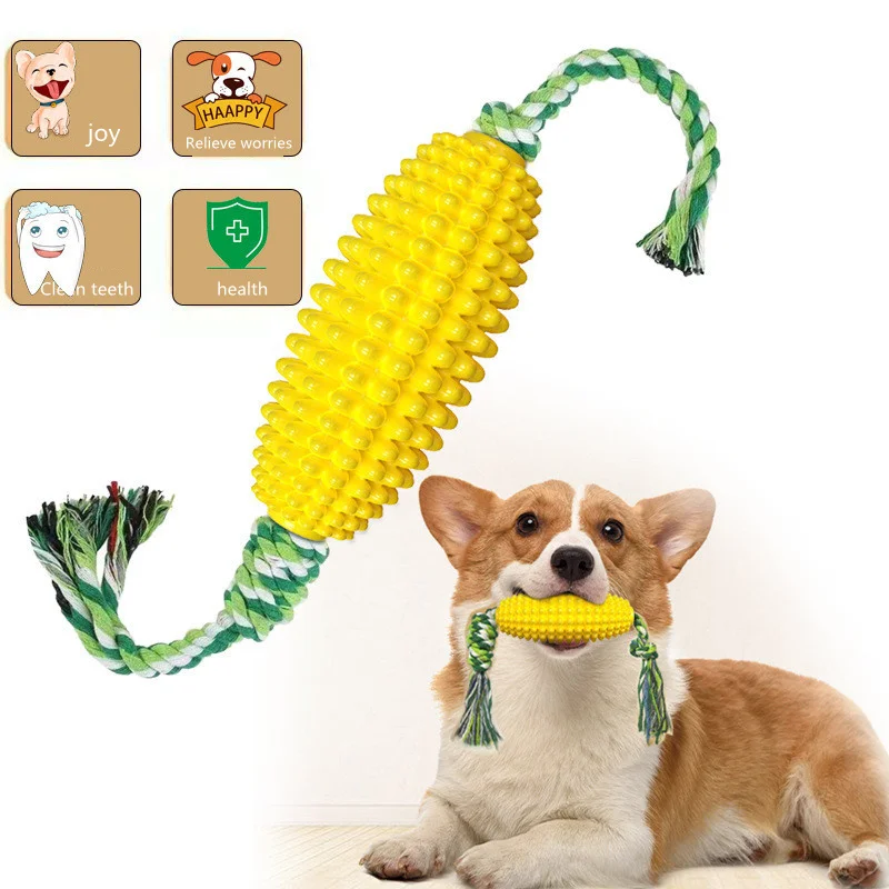 

Собака игрушка собака молярная палочка щенок игрушки собака Кукуруза молярная палочка искусственная щетка с веревкой товары для домашних животных