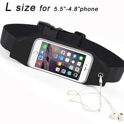 Водонепроницаемая Спортивная поясная сумка бегунок для бега и на молнии поясные