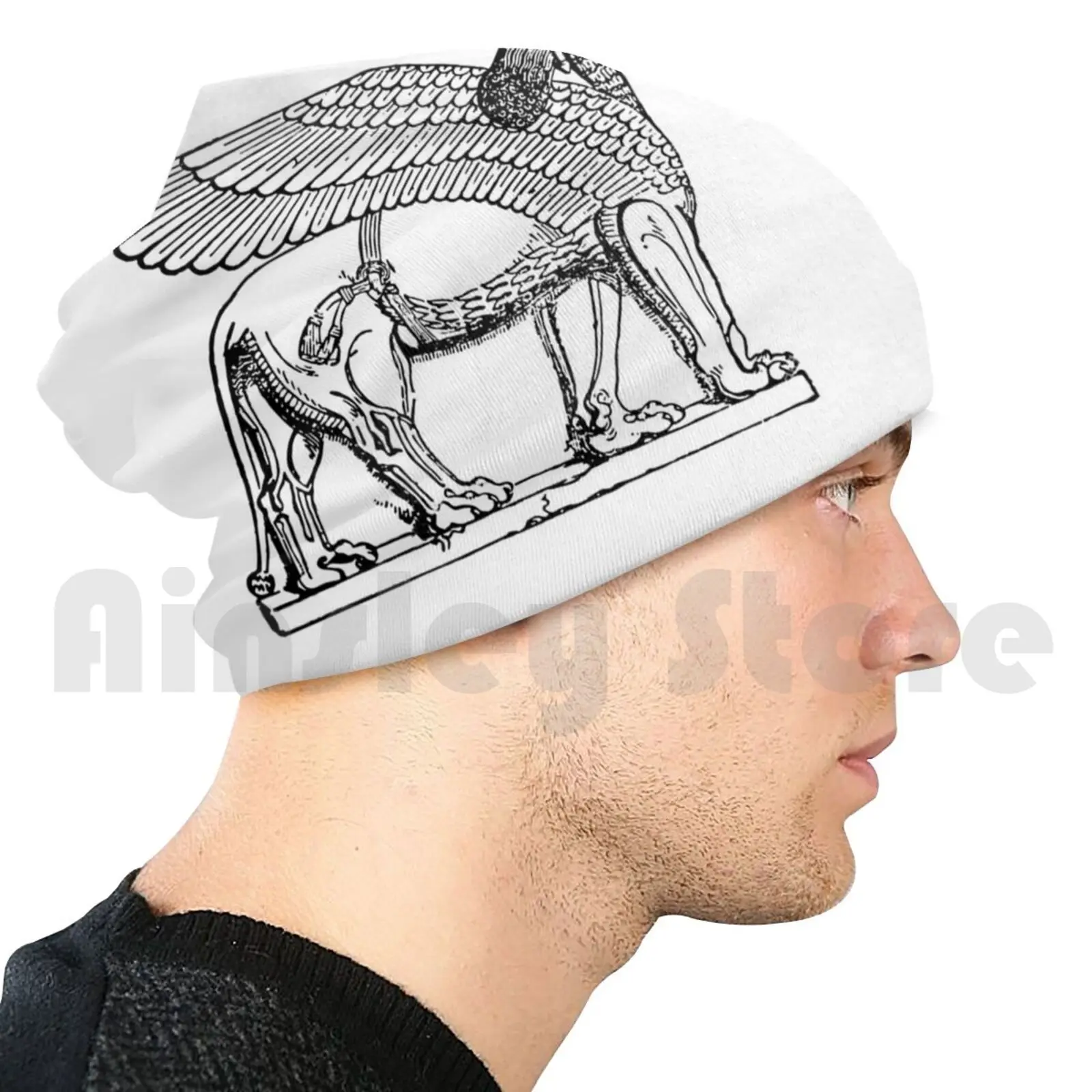 

Шапка-бини с высоким разрешением нергал, Бог чумы и войны, мезопотамия, удобная