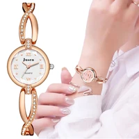 geometric surface fashion women quartz watch simple rose gold stainless steel female clock small ladies bracelet wristwatches