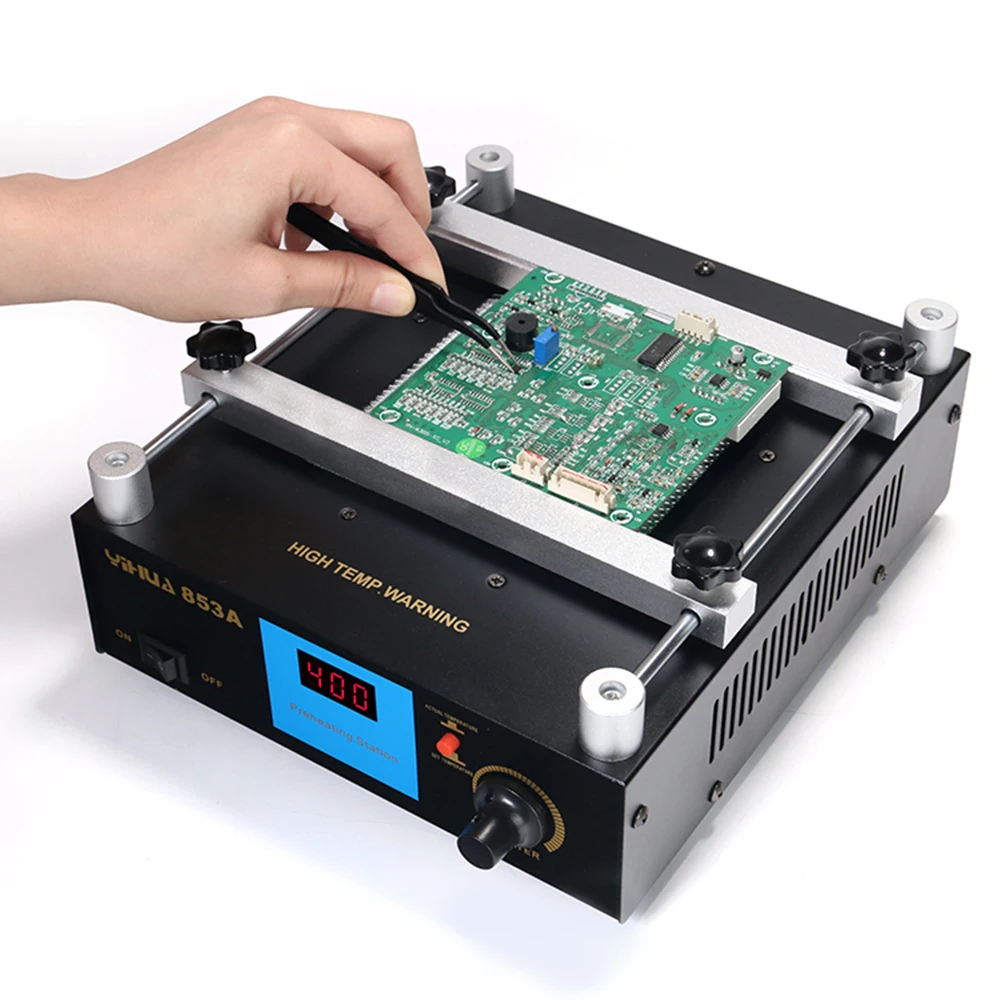 Паяльная станция YIHUA 853A ESD BGA цифровая инфракрасная для предварительного нагрева