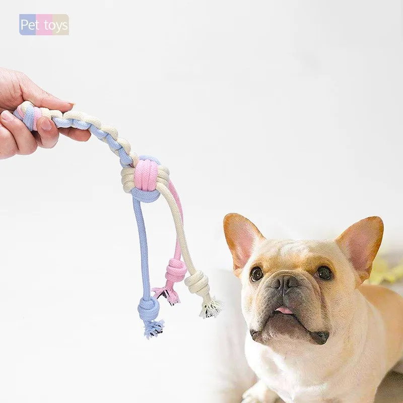 Игрушка для домашних животных собак прочная двойная фототкань плетеная форма