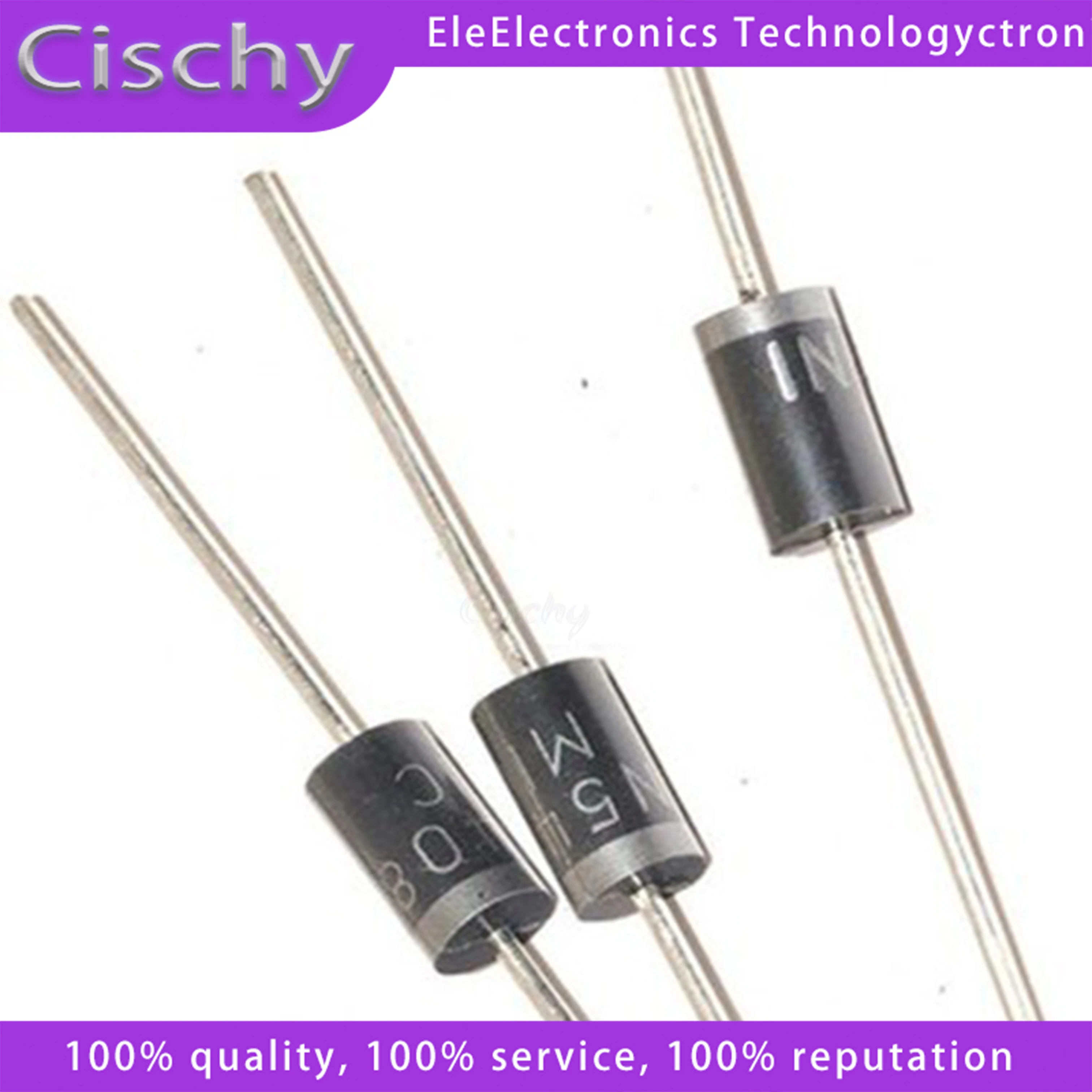 20 шт IN5408 1N5408 3A 1000V DO-27 с выпрямительным диодом | Электронные компоненты и