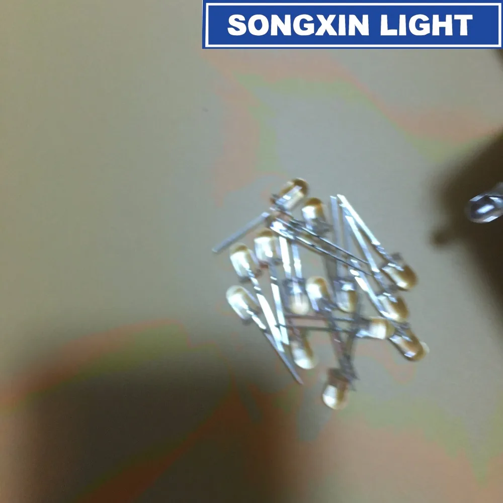 100 шт. 5 мм светодиодный мерцающий диод Мигающий Желтый мигающий Свеча светильник