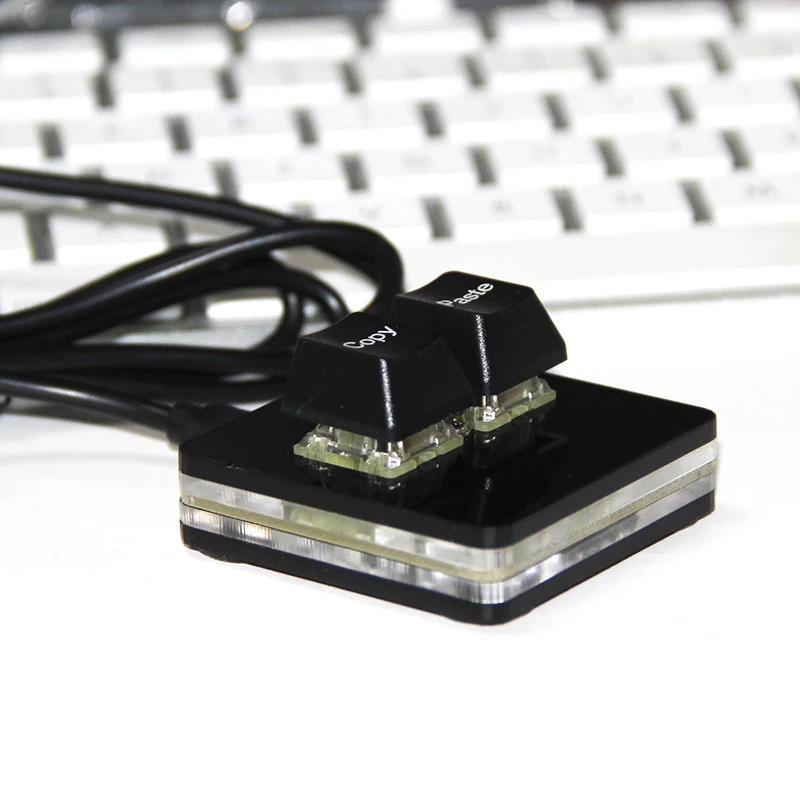 Черная клавиатура быстрого доступа OSU типа C/USB механическая мини-клавиатура