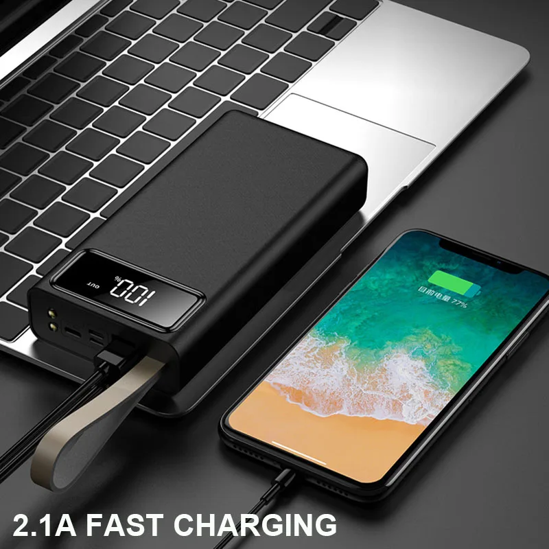 Новый 30000 мАч портативное зарядное устройство Внешняя аккумуляторная батарея