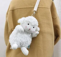 cute toy goat backpack for girls soft and warm large capacity kawaii storage bag high fashion lovely goat bag