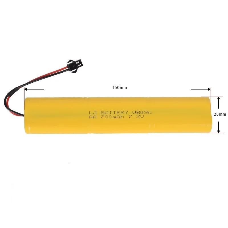 Обновленная никель-кадмиевая батарея 7 2 В 700 мАч для игрушек автомобилей танков
