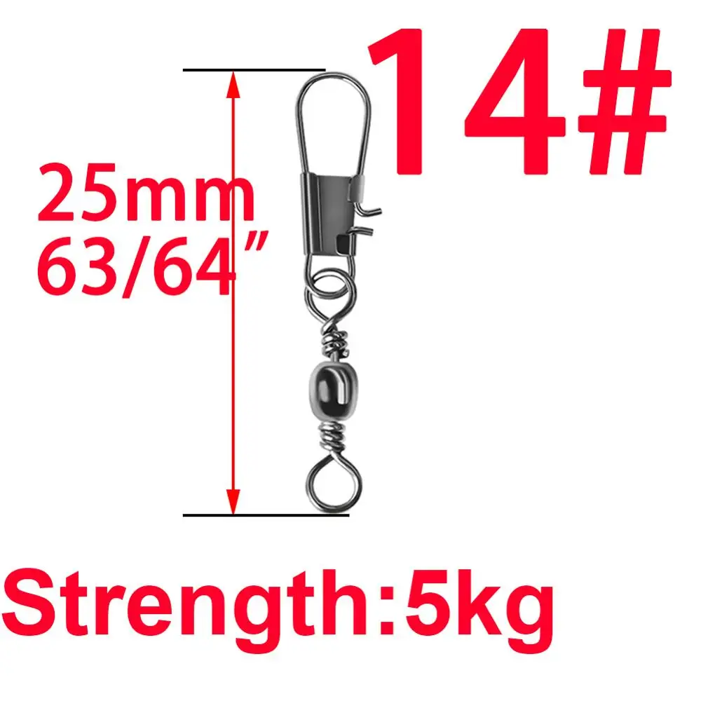 25mm 50pcs 50 шт. Вертлюги Блокировка оснастки рыболовные приманки снасти шестерни аксессуары разъем медь Вертлюги контактный подшипник прокатки твердой рыбы инструмент - Цвет: 25mm 50pcs