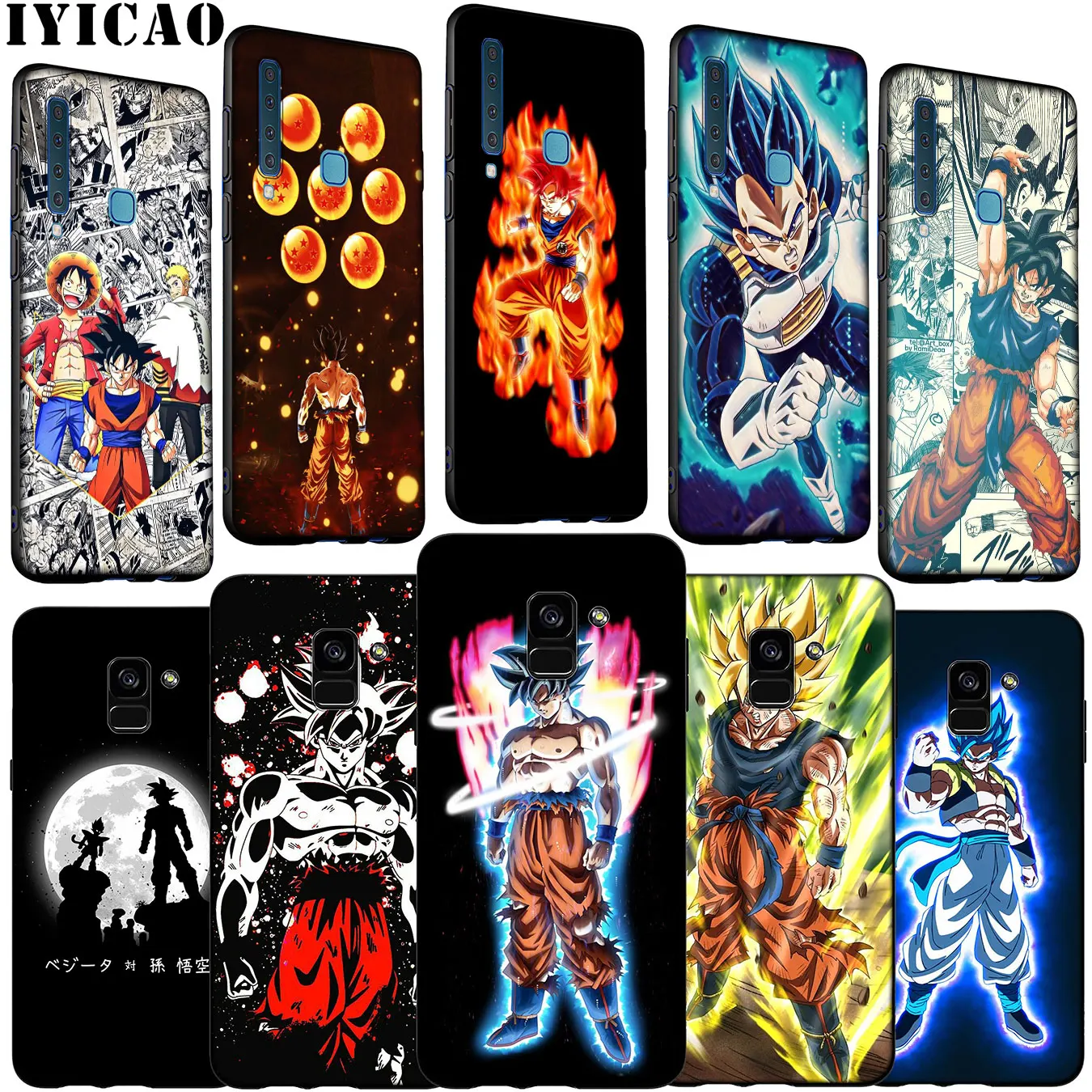 Goku Dragon Ball Z Мягкий силиконовый чехол для телефона Samsung Galaxy A6 A7 A8 A9 2018 A3 A5 2016 2017 Note 9 8 10