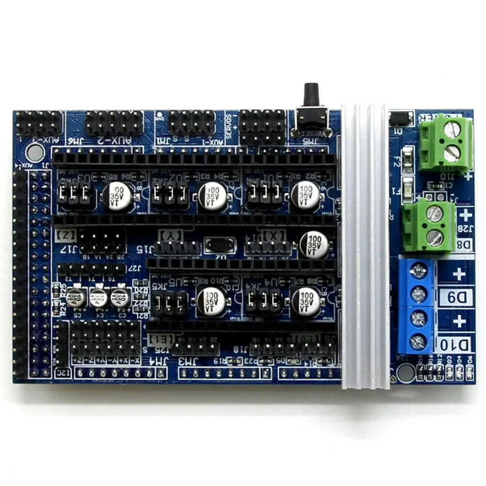 RAMPS 1 6 R6 панель управления материнская плата 4 слоя PCB Reprap Mendel Prusa Ramps совместима с