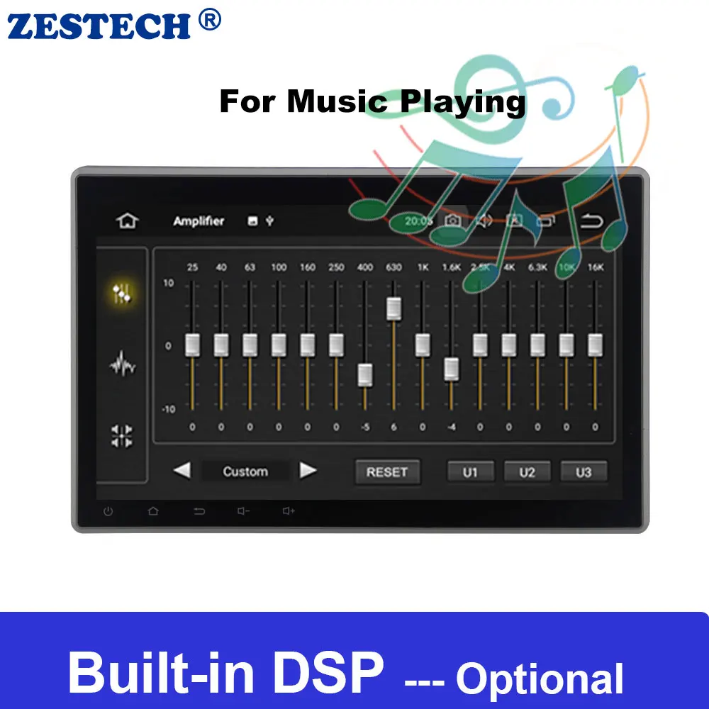 ZESTECH 1 din 10 &quotAndroid 9 0 DVD GPS навигация Автомобильное универсальное радио для nissan kia