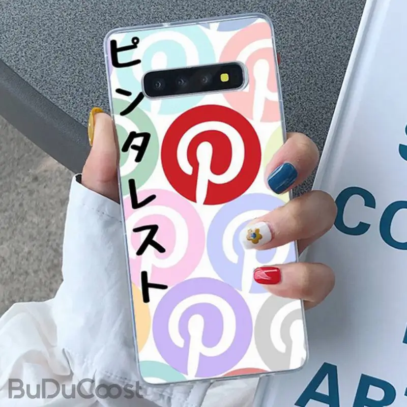 

Pinterest Logo Phone Case for Samsung S9 plus S5 S6 S7 edge S8 S10 plus
