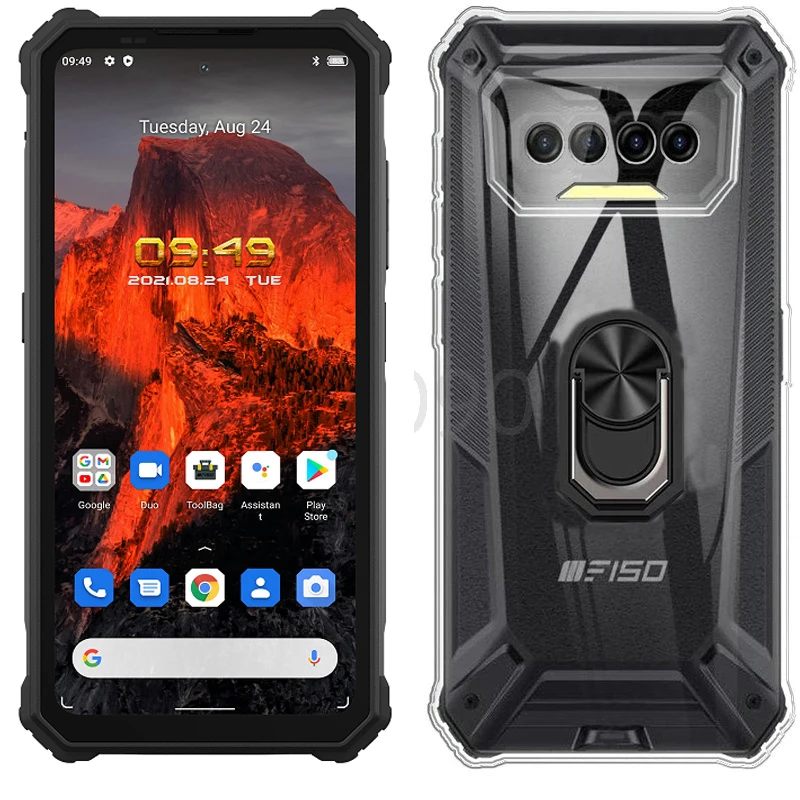 Мягкий чехол из ТПУ с кольцом-держателем для OUKITEL BISON F150 2021 R2022 WP5 WP13 WP15 WP6 WP12 WP7 WP8 Pro