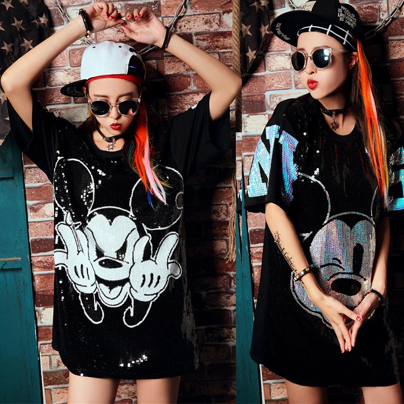 Повседневное прямое короткое платье с геометрическим рисунком блестками