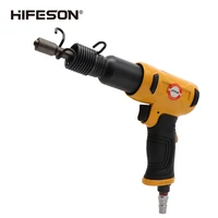hifeson powerful air pneumatic hollow rivet gun for road advertising signs rivet hammer solid rivets tools non slip