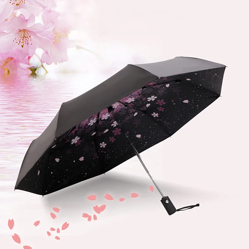 1 шт. Женский виниловый складной зонт скидка 30% | Дом и сад