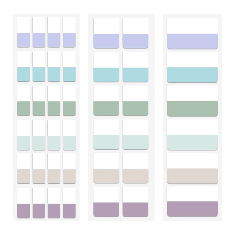 1 Набор наклеек Morandi Color Index s ежедневный планировщик этикеток Memo стикер DIY Цветная