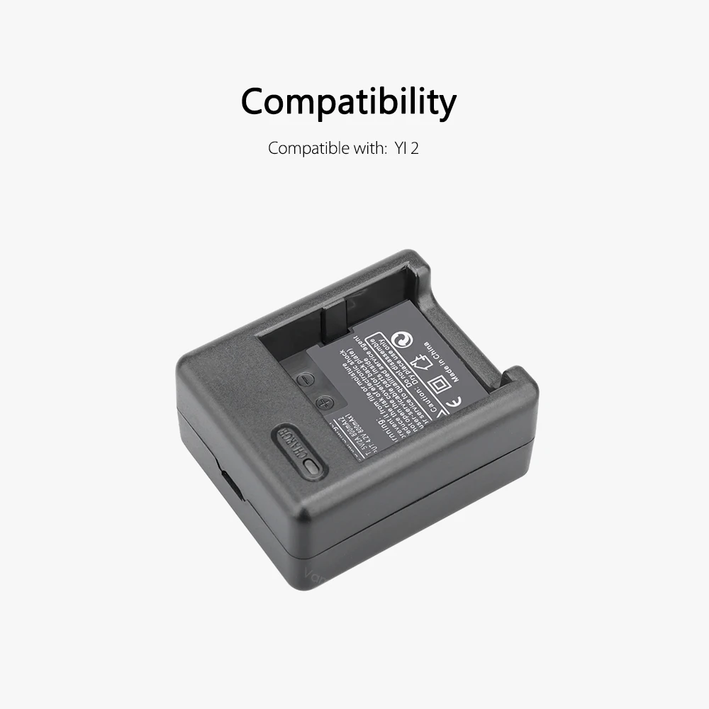 Vamson для Xiaomi для Yi 4 K аксессуары двойное зарядное устройство+ usb-кабель для yi 2 для Xiaoyi 4 K аксессуары для камеры VP908
