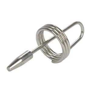 Мужской расширитель уретральной пробки из нержавеющей стали, кольцо на член, вставка на пенис, металлическая Интимная игрушка для мужчин