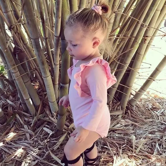 Pudcoco/хлопковая одежда для новорожденных девочек из 3 предметов топ с длинными