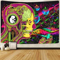 psychedelic tapestry abstract arabesque mysterious art wall hanging tapestries for living room home dorm decor