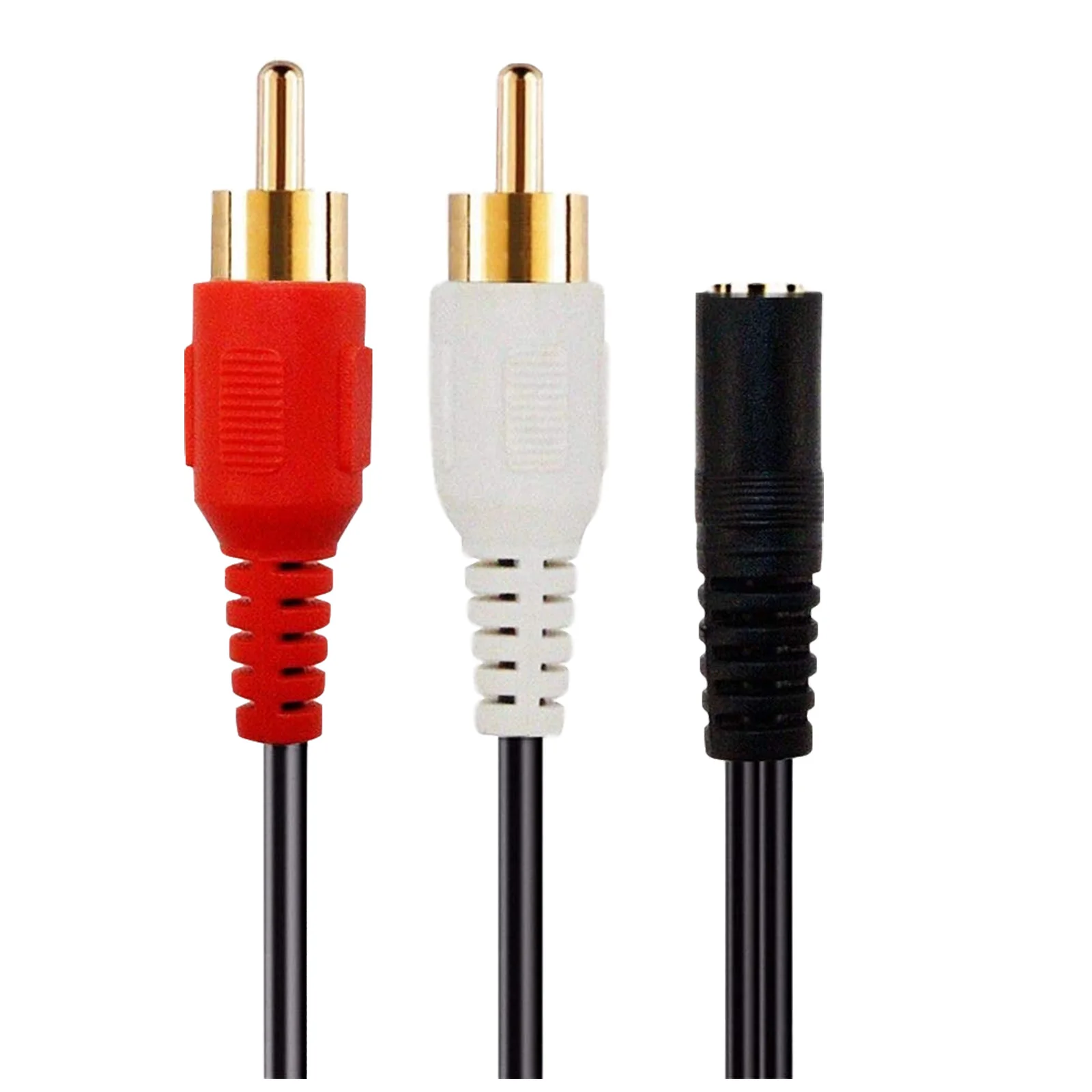 10 шт. 3 5 мм 1/8 &quotмини джек стерео гнездо к двойному RCA штекер Адаптер для