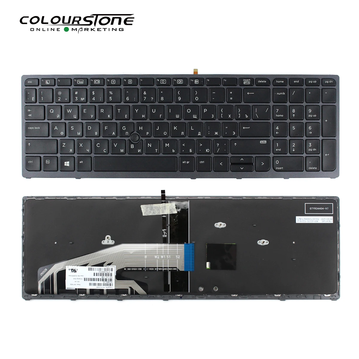 

RU Laptop Keyboard With Backlit For HP Elitebook 725 G3 828 G3 820 G3 G4 Russian Laptop Backlight Black Keyboard