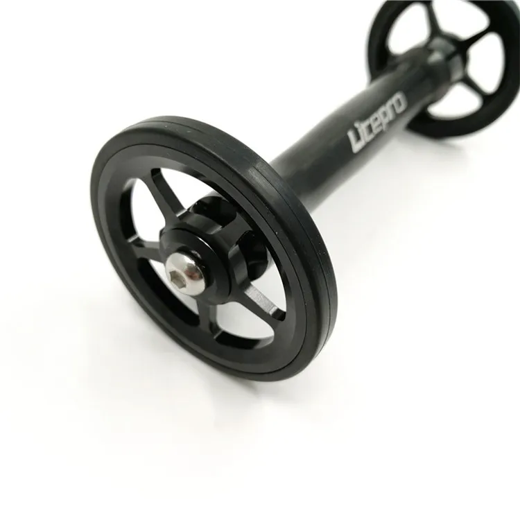 LITEPRO складной велосипедный Brompton легкий удлинитель колеса телескопическая штанга из алюминиевого сплава Аксессуары для велосипеда