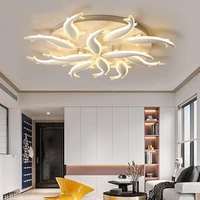 modern nordic minimalist ceiling art deco fish light creative led lamp for living room bedroom dinner roomlamp indoor lights e27
