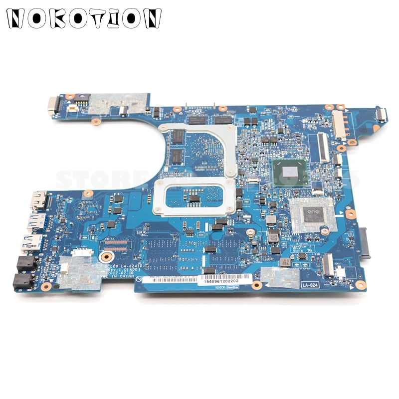 NOKOTION материнская плата для ноутбука Dell Vostro 3560 v3560 Материнская плата ноутбука CN-0RDH49 0RDH49 QCL00 LA-8241P HM77 DDR3 HD7670M видеокарта