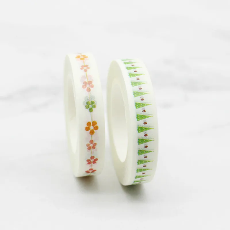 1pcs Leaves Paper Tape Party Favors Gift for Kids Supplies Birthday Scrapbooking DIY Diary Decorative Photo Album Sticker | Дом и сад