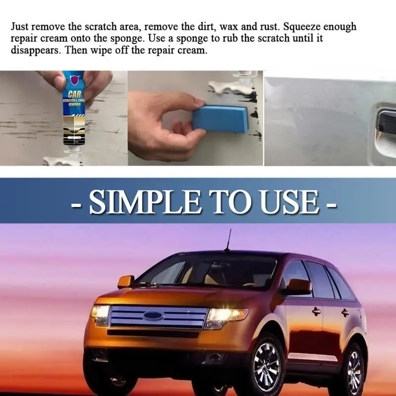 

Car scratch wax Repair and polish scratched car paint W6W6