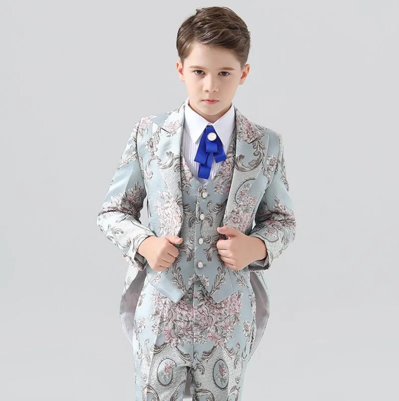 Новый продукт формальный костюм для мальчиков костюмы свадьбы детские смокинг