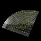 Лидер продаж 1 шт. сделай сам, лоскутное шитье, скрапбукинг, круглый веер, линейка для швов, транспортир, портновские швейные инструменты 16*16 см