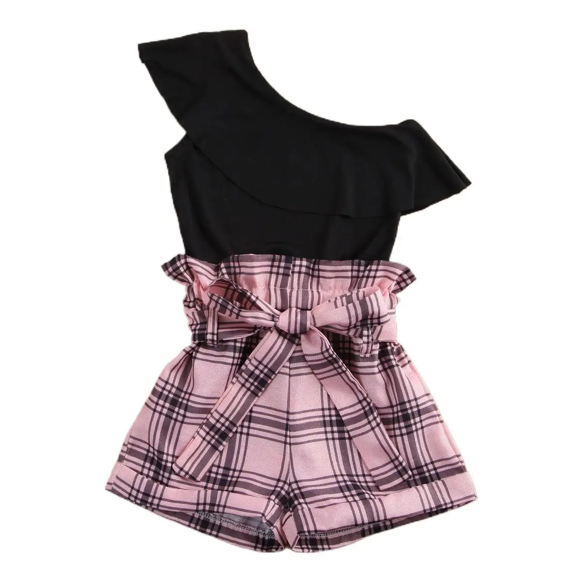 От 1 до 7 лет детская одежда для маленьких девочек Комплекты одежды 2021 летняя