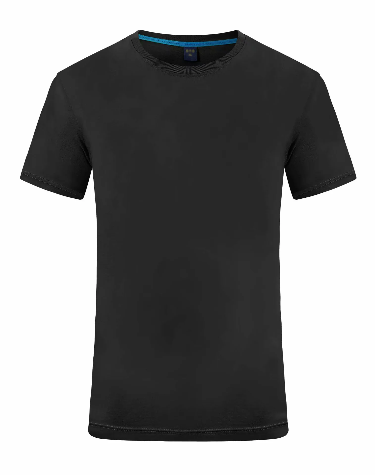 

2021 short-sleeved round neck T-shirt for men and women combed short-sleeved t-shirt