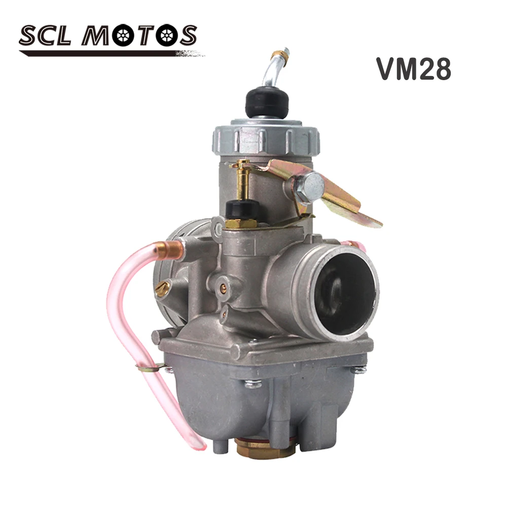 

SCL MOTOS 1PC Motorcycle 30mm Mikuni VM28 Carburetor Manual Damper Carb For Yamaha DT125 125cc Dirt Pit Bike ATV Quad