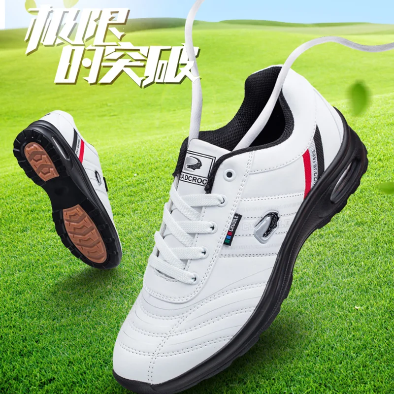 

2021 New Men's Golf Shoes Brand Outdoor Professional Golf Walking Sneakers Men's Leather Comfortable Golf Sneakers Size 39-47