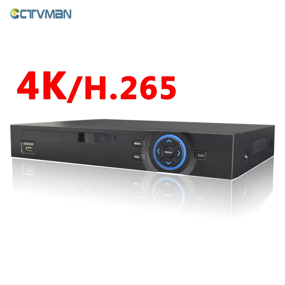 Сетевой видеорегистратор CTVMAN 4K 4CH POE CCTV DVR NVR сетевой регистратор ONVIF для домашней