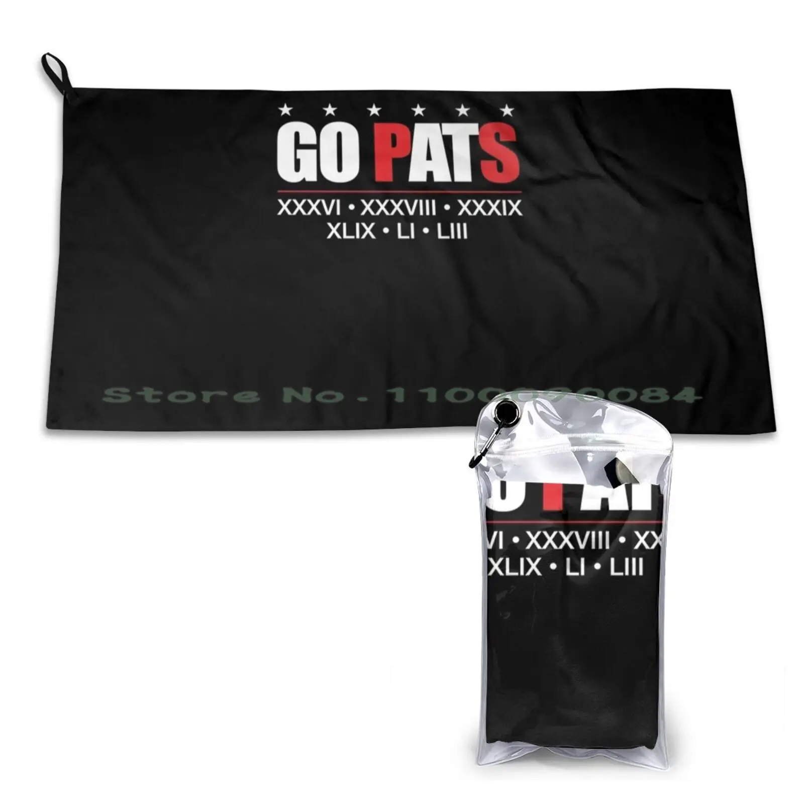 Go Pats G.o.a.t. Быстросохнущее полотенце для спортзала ванны портативная блондинка