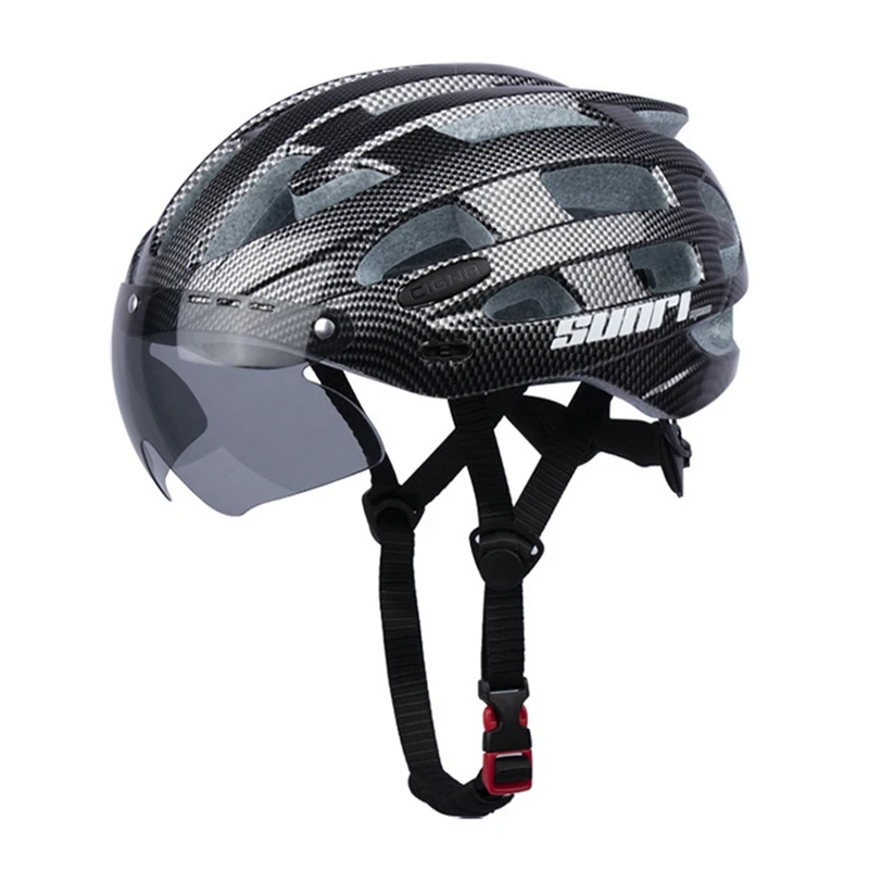 

Велосипедный шлем для мужчин и женщин, интегрированно формованный дышащий, защитные очки из пенополистирола, шлем для горного и шоссейного ...