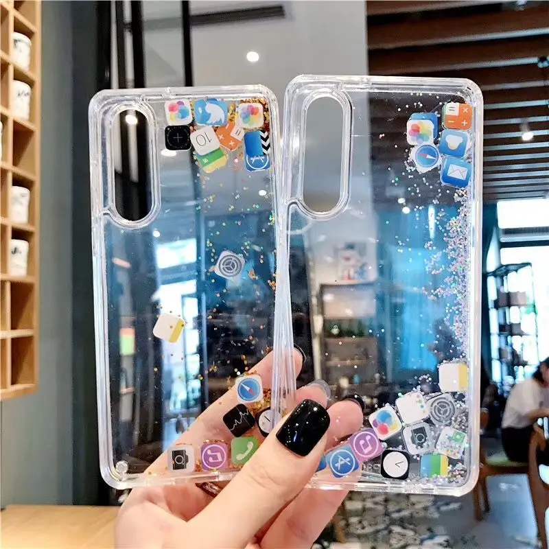 Чехол для телефона Huawei P20 Pro блестящий чехол с изображением зыбучего песка honor View 20
