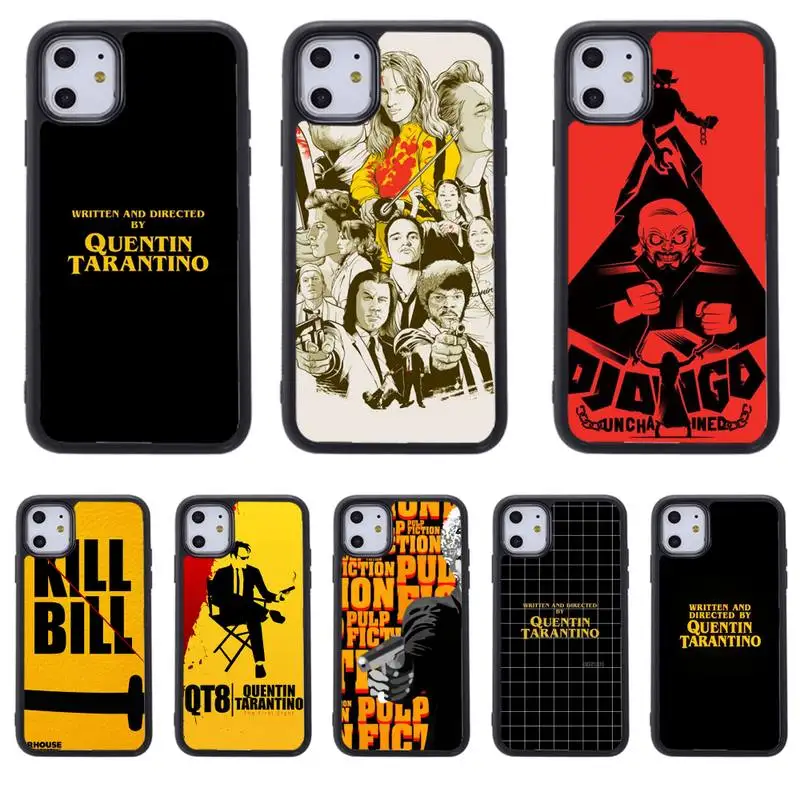 

Written Directed Quentin Tarantino Phone Case for iphone 11 12 13 pro se 20 max xr xs x 7 8 6s plus mini Fundas cover PC&TPU