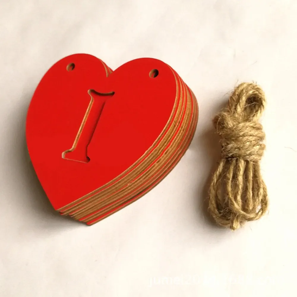 10 шт./компл. романтические европейские и американские деревянные Свадебные