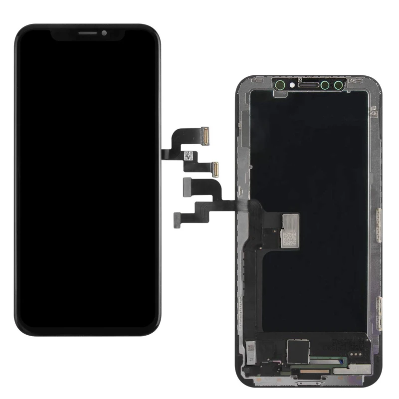Для iPhone X XS XR Max ЖК экран дигитайзер дисплей сборка для OLED сенсорный Бесплатная