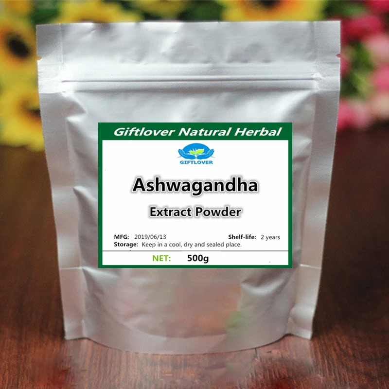 100% чистый порошок экстракта Ashwagandha 8% витанолиды Витания сомбарная индийский